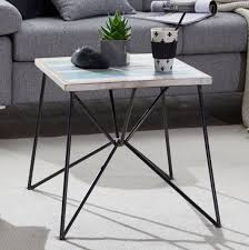 Hier wurde eine europalette zum couchtisch verwandelt. Finebuy Couchtisch Pintu Massivholz 45 5x46x45 5 Cm Beistelltisch Shabby Chic Couchtisch Wohnzimmertische Sofa Tisch