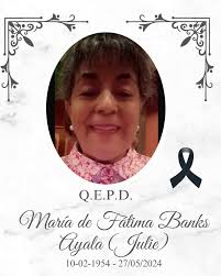 👉 Desde la Codehupy despedimos con profunda tristeza y mucho dolor a María  de Fátima Banks Ayala, más conocida como "Julie", quien en vida fue una  gestora, activista y ferviente defensora de