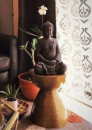 Buddha Statue In 2020 Buddha Home Decor Buddha Decor Indian Home Decor
