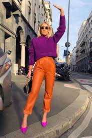 How does orange make you feel? Yes You Can Wear Orange And Purple Together And Look Incredibly Chic