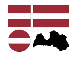 Abermals übernommen wurde sie offiziell am 27. Lettland Flagge Und Karte Republik Lettland Vektor Abbildung Illustration Von Nord Welt 135675735