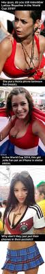 I saw this post: The Breast Phone Girl @ World Cup: 2010 vs 2014 and  thought it was clear?! SKITS! - 9GAG