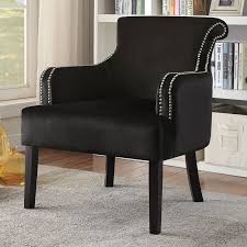 Coaster Furniture Saratoga Accent Chair From Hayneedle Com Black Living Room Chairs Accent Chairs For Living Room Accent Chairs