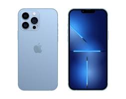 Blue Iphone 13 Pro Pro Max Mock Up Screen Iphone And Back Side Iphone Vector Illustration Iphone Apple Products Stock Photos