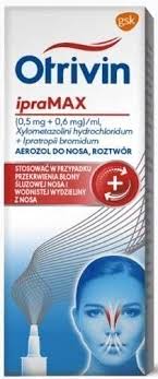 NOVARTIS OTRIVIN IPRA MAX nasal spray 10ml, ipratropium bromide UK