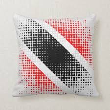 Black And White Coat Of Arms Trinidad And Tobago Abstract Trinidad Tobago Dot Pattern On Grey Throw Pillow Zazzle Com In 2020 Grey Throw Pillows White Throw Pillows Throw Pillows