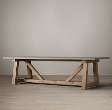 Salvaged Wood Weathered Concrete Beam Rectangular Dining Table Concrete Dining Table Rectangular Dining Table Table Furniture