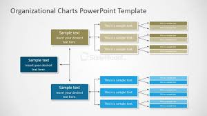 Horizontal Orgchart Powerpoint Diagram Slidemodel