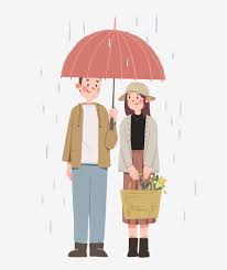 Sungguh fenomena yang lucu ya sobat :) menatap awan mendung terkadang membuat hati menjadi galau. Gambar Pasangan Hujan Bermain Ilustrasi Payung Cuaca Hujan Hujan Musim Hujan Png Transparan Clipart Dan File Psd Untuk Unduh Gratis