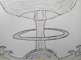 Bomba nuclear charcoal art charcoal drawings graphite drawings pencil drawings mushroom cloud hiroshima nagasaki chiaroscuro. Nuclear Explosion Draw Fallout Amino