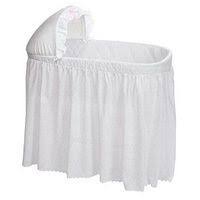 Sewing a bassinet skirt yourself will save you a lot of money compared with buying one. Sewing A Bassinet Skirt Yourself Will Save You A Lot Of Money Compared With Buying One It Is A Bit Challeng Bassinet Skirts Bassinet Cover Baby Bassinet Cover