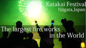 The largest Fireworks in the world】 Katakai Festival【Niigata Japan】 -  YouTube