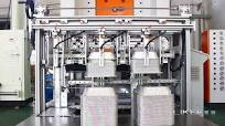 Fully automatic aluminum foil pan machine LK-T80 for half pan with 2  cavities