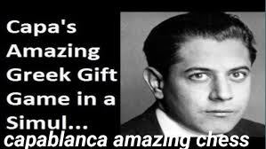 Capablanca vs Manuel sterling, capablanca chess game, capablanca queen left  to the 4pices,#chess