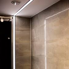 Defined by a generally rectangular shape, linear suspensions are distinct ceiling lights that can instantly make a room feel longer or wider with clean lines and sleek appeal. Recessed Ceiling Light Fixture Line Art Lumicro Recessed Wall Led Linear
