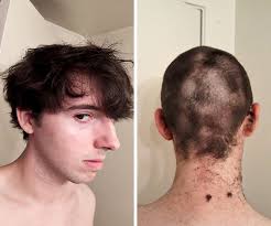 All the hair bits go in the vacuum bag. 19 Naive People Who Thought Cutting Their Own Hair Wouldn T Be That Hard