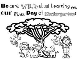 So download & enjoy first day of school coloring pages and images in black & white. First Day Of School Coloring Pages Jungle Safari K 2 By Mrsmabalay