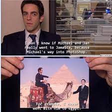 holding up a dundie and pretending it is talking hello. S03e11 Deleted Scene Dundermifflin