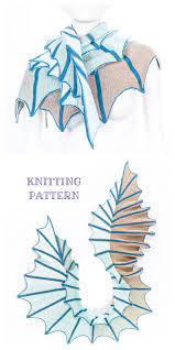 Fly high with this dragonfly wings knitted jacket. Knit Wing Scarf Knitting Pattern Knitting Pattern