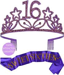 Sweet 16 Birthday Crown And Sash Pin On Kayla Kyla