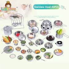 Steel kitchen set toys with cooking. Steel Cooking Toys Promotions