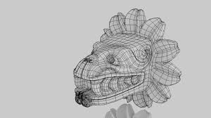 3d Quetzalcoatl Heads Concept Art Art Inca