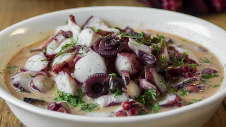 Ceviche de pulpo/ Octopus