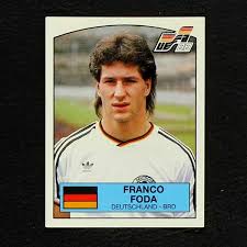Außerdem ist es die lateinische, italienische und spanische form für franken. Euro 88 No 057 Panini Sticker Franco Foda
