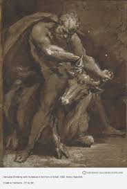 Download 14 heracles free vectors. Hercules Wrestling With Achelous In The Form Of A Bull National Galleries Of Scotland