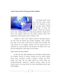 Kepentingan teknologi dalam kehidupan kepentingan teknologi dan internet. Artikel Tentang Manfaat Teknologi Pada Dunia Pendidikan