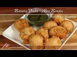 Batata Vada Aloo Bonda Fried Potato Dumpling Manjula S Kitchen Indian Vegetarian Recipes Cooking Videos Recipes Batata Vada Aloo Bonda