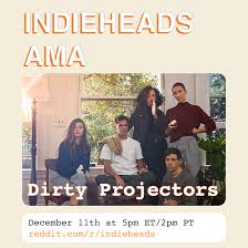 Convert between major world cities, countries and timezones in both directions. Ama Announcement Dirty Projectors On Friday December 11th 5pm Et 2pm Pt Indieheads