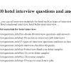 Interview kerja menggunakan bahasa inggris, tak cukup hanya menguasai kosa katanya saja namun anda juga harus tahu tenses atau pola kalimat agar tertata dengan baik saat interview kerja bahasa inggris. 1