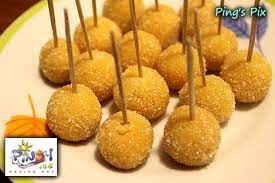 Yema Balls With Mashed Potato Philippine Cuisine Yema Recipe Food