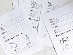 Of course it also allows kids and parents to really. A Z Worksheets Alphabet Free Printables
