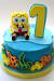 Birthday Sponge Bob Square Pants Cake