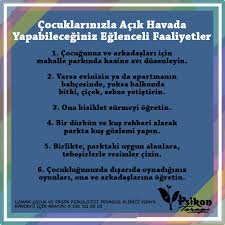 Cocuklarinizla Acik Havada Yapabileceginiz Eglenceli Faaliyetlere Goz Atin Uzman Cocuk Ve Ergen Psikolojisi Pedagog Klinigi Kony Faaliyetler Ebeveynlik Egitim