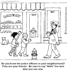Police car coloring page for toddlers transportation coloring. Police Color Page Coloring Pages For Kids Family People And Jobs Coloring Pages Printable Coloring Pages Color Pages Kids Coloring Pages Coloring Sheet Coloring Page