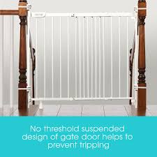 Search for info about wrought iron spindles for stairs. Metal Banister Stair Gate Babies R Us Canada