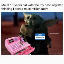 Baby Yoda On Instagram I Own This Business Follow Babyyodamemee For More Babyyoda Babyyodamemes Sta In 2020 Yoda Yoda Meme Star Wars Memes