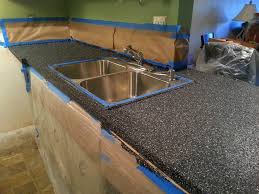 Our Countertops After Using Rust Oleum Transformations Charcoal Countertop Countertops Countertop Kit Home
