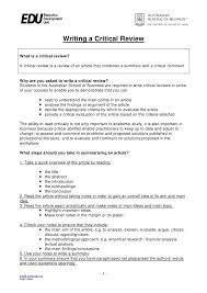 It helps to read in a way that allows us to evaluate the overall intended meaning. How To Write A Critical Review Of A Newspaper Article Zubgourota Site