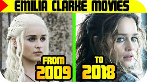 Emilia clarke started her acting career starring on hbo's tv show game of thrones. Emilia Clarke Movies List From 2009 To 2018 Emilia Clarke Films List Filmography Youtube