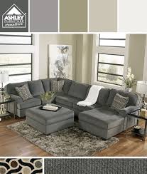 Gray Earth Tones I M Getting This For My Family Room Loric Smoke Sectional Ashley Furniture Homest Bright Living Room Living Room Goals Living Room Diy