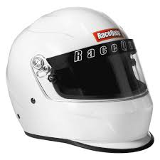 Racequip 273112 Pro 15 Series Fiber Reinforced Polymer Racing Helmet White S Size Sa2015