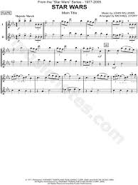 Play the most famous melodies from star wars along with the orchestra! Star Wars Main Theme Flute Duet From Star Wars Sheet Music In Eb Major Download Print Sku Mn0160023