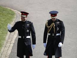 Perhaps the most famous item of dress in the british military is the historic red coat as worn by most regiments of the british army between the 17th and 20th centuries. Prince Harry Honours Old Regiment By Wearing Blues And Royals Military Uniform At Royal Wedding The Independent The Independent