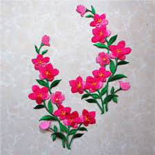 Awesome Iron On Embroidery Flower Patches And Pics In 2020 Embroidery Flowers Embroidery Fabric Flower Patch