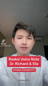 Reaksi Voicenote Dr. Richard dan Elia: Boikot Athena?
