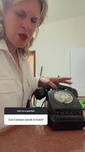 Vintage Phone Conversation Inspired by Kate's Absence